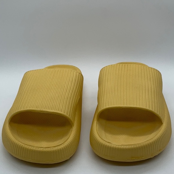 Shoes | Yellow Foam Slides | Poshmark